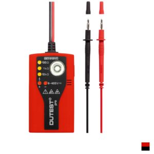 Benning DUTEST® PRO Testeur de continuité et de câble, rougenoir