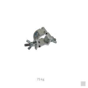 CJS HALF COUPLER, Tube Ø 35mm, 75kg, Aluminium