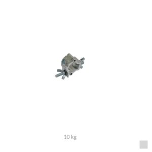 CJS HALF COUPLER, Tube Ø 20mm, 10kg, Aluminium