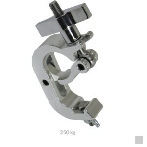 CJS MULTI CLAMP, Pipe Ø 48-51mm, 250kg, silver