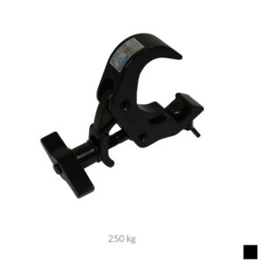 CJS QUICK MULTI CLAMP, Pipe Ø 48-51mm, 250kg, black