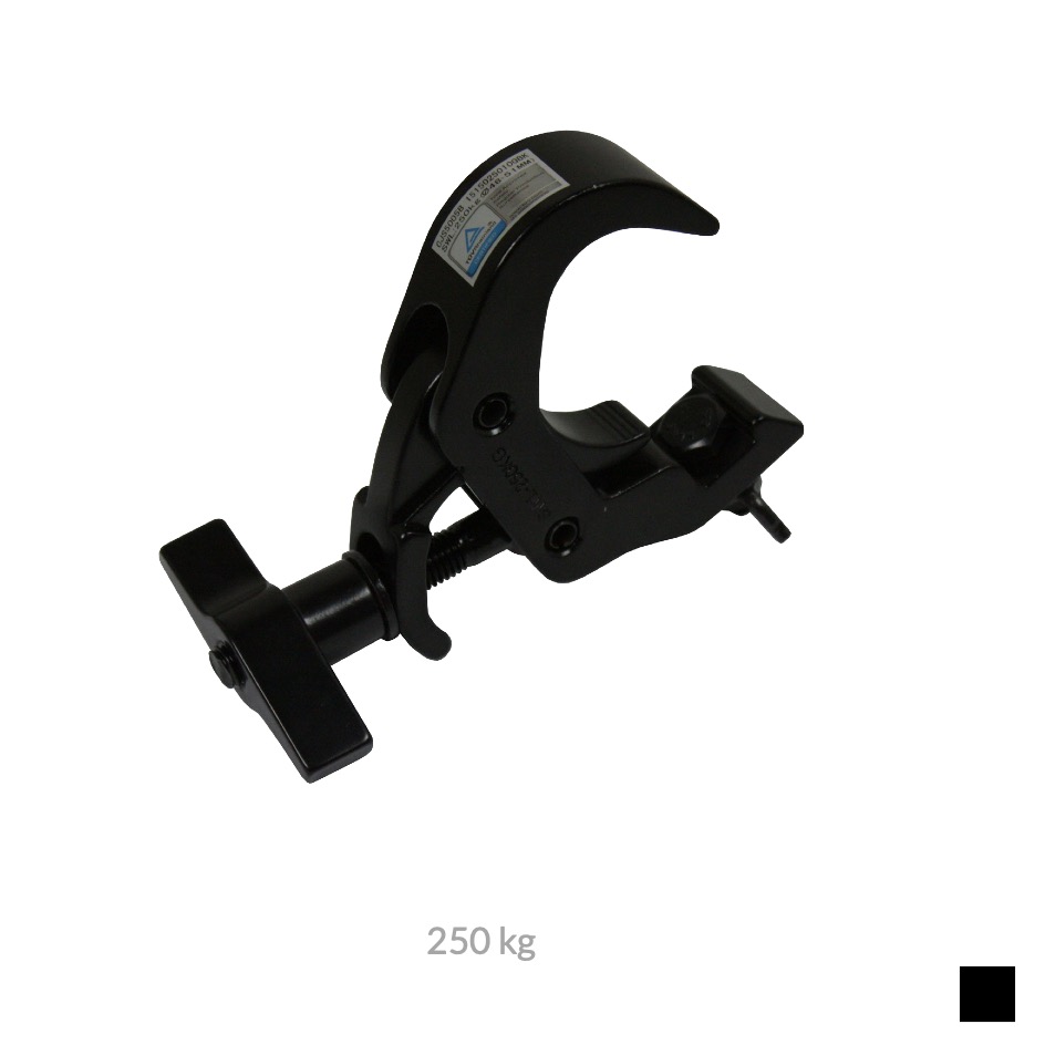 CJS QUICK MULTI CLAMP, Tube Ø 48-51mm, 250kg, noir