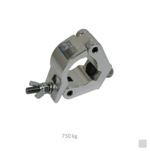 CJS HALF COUPLER, Tube Ø 60mm, 750kg, Aluminium