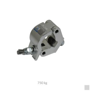 CJS HALF COUPLER, Tube Ø 48 - 51mm, 750kg, Aluminium