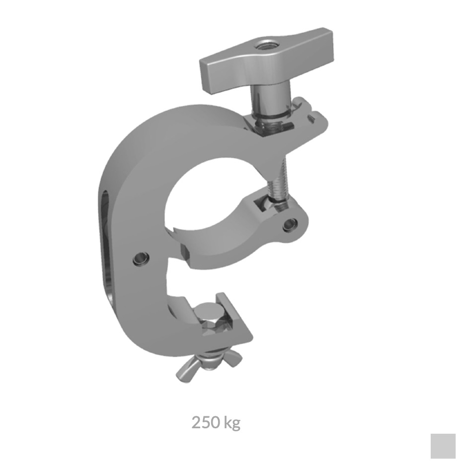 CJS MULTI CLAMP, Tube Ø 60mm, 250kg, argent
