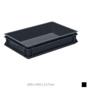 Georg Utz RAKO ESD 600 x 400 x 117mm, noir