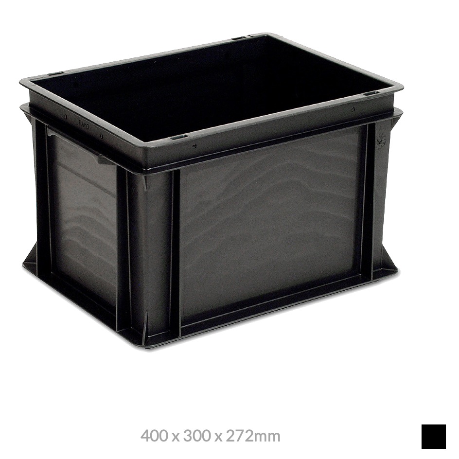 Georg Utz RAKO ESD 400 x 300 x 272mm, noir