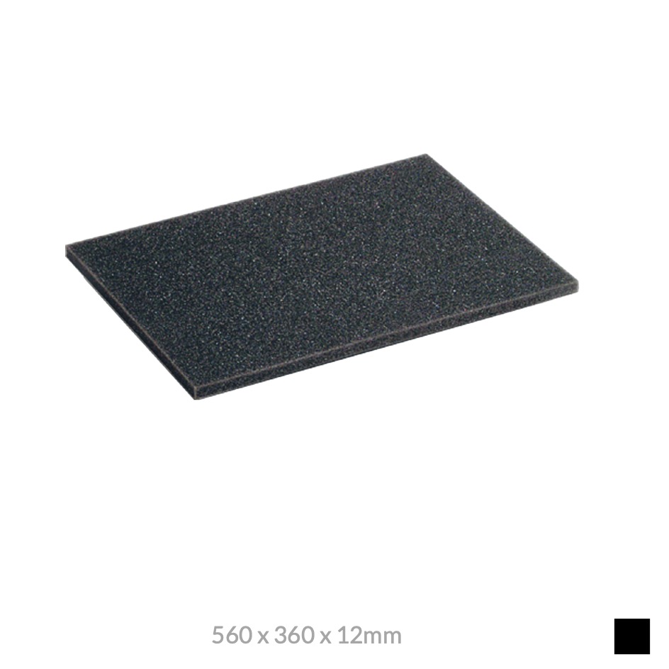 Georg Utz INSERT DE MOUSSE 560 x 360 x 12mm, anthracite