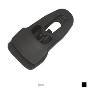 Gerriets EASYFIX, noir, 8cm