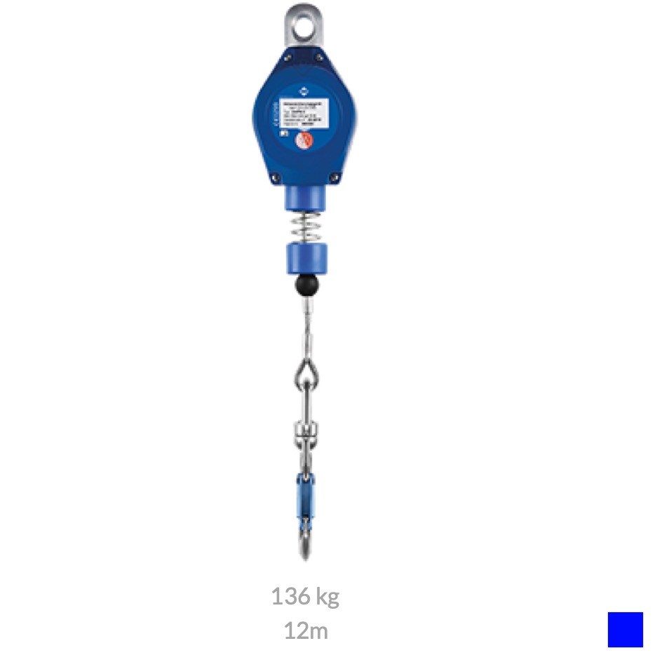 IKAR 41-HWPS 12 Height safety device, 12m, 136kg, blue