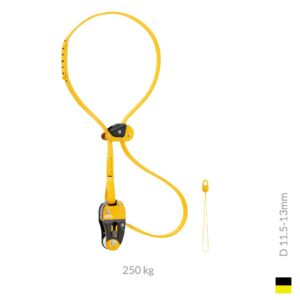 Petzl EJECT, 11.5-13mm, 250kg, yellowblack