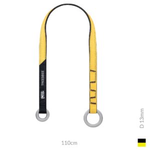 Petzl TREESBEE, 13mm, yellowblack, 110cm