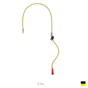 Petzl ZILLON, 5.5m, yellowblack