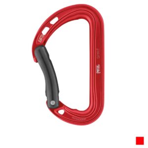 Petzl SPIRIT Bent Gate, red