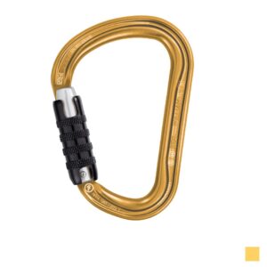 Petzl WILLIAM TRIACT-LOCK, gold-colored