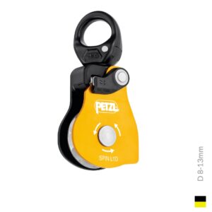 Petzl SPIN L1D, 8-13mm, yellowblack