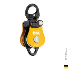 Petzl SPIN L2, 7-13mm, yellowblack