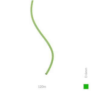 Petzl REEPSCHNUR, 6mm, 120m, grün