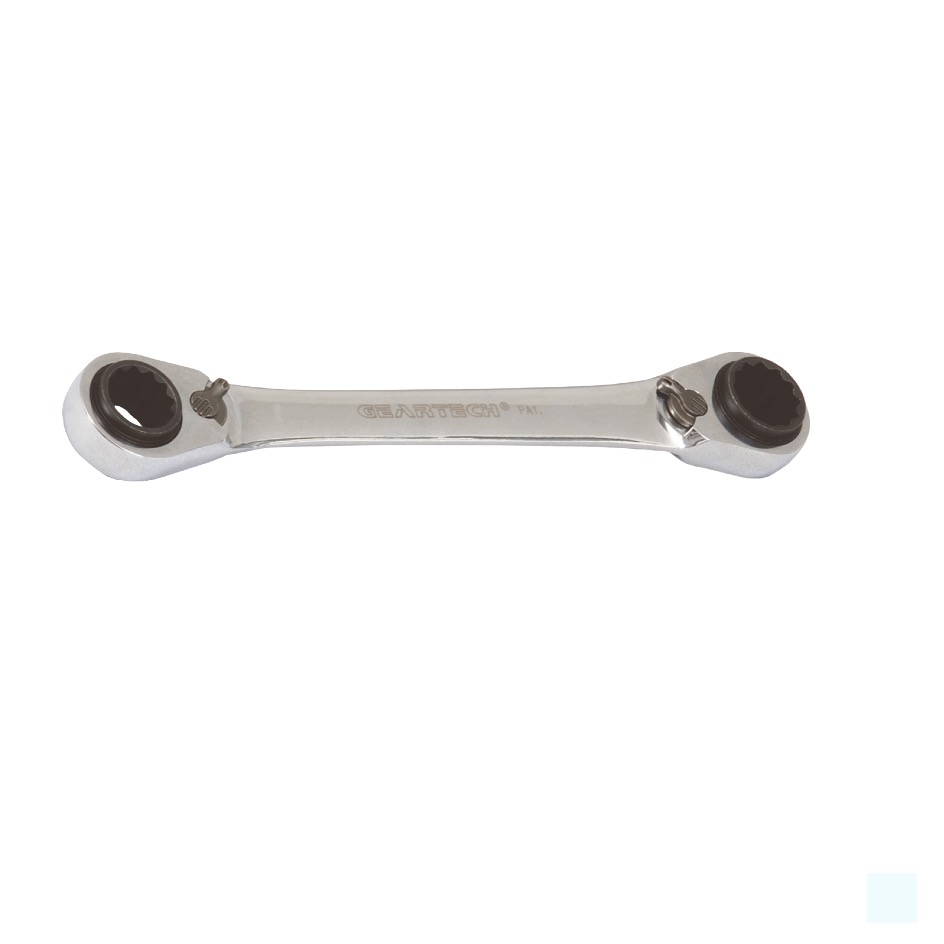 Projahn Geartech RATCHET WRENCH 4-in-1 reversible 10x13 and 17x19 mm, chrome