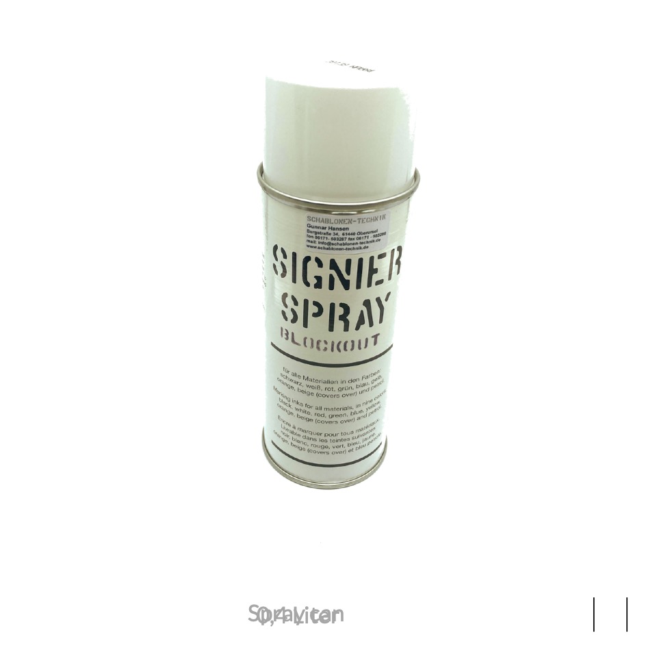 STS SIGNING SPRAY | 0,4 liter Spray can, white