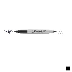 Sharpie PERMANENT MARKER Twin TIP, black, PU 1