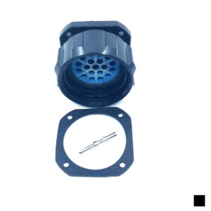 Tourmate MULTILOCK+ Panel Mount Male, Crimp contact 19x2.5, black