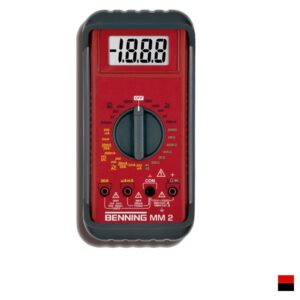 Benning Digital multimeter MM 2, redblack
