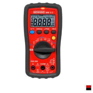 Benning Digital multimeter MM 5-2, redblack