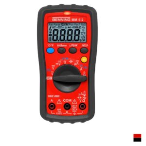 Benning Multimètre numérique MM 5-2, rougenoir