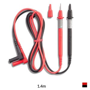 Benning Cordons de mesure de sécurité avec pointe de mesure de 2mm, 1.4m, rougenoir