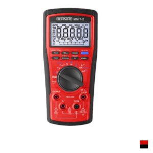 Benning Multimètre numérique MM 7-2, rougenoir