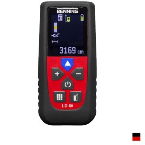 Benning Télémètre laser LD 60, noirrouge