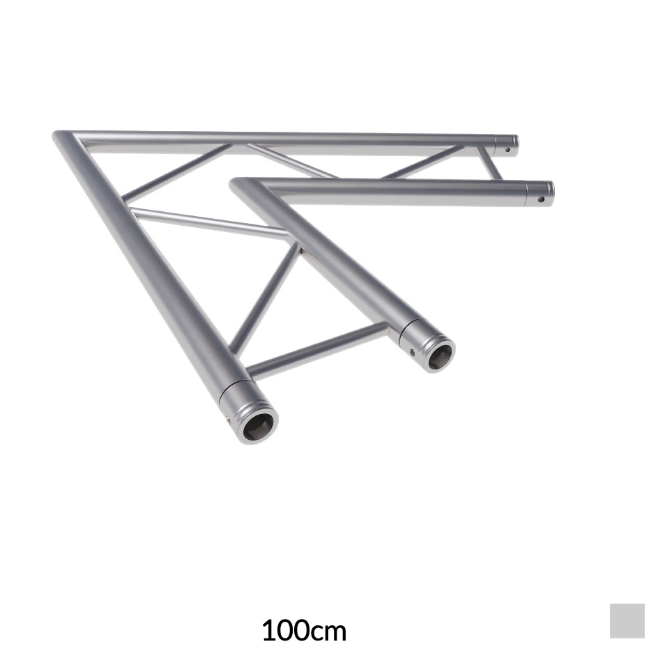 HOF HOFKON 290-2 Corner 2-way horizontal C20H, Segment 60°, Aluminium roughly, 100cm
Target price. Please request a quote.