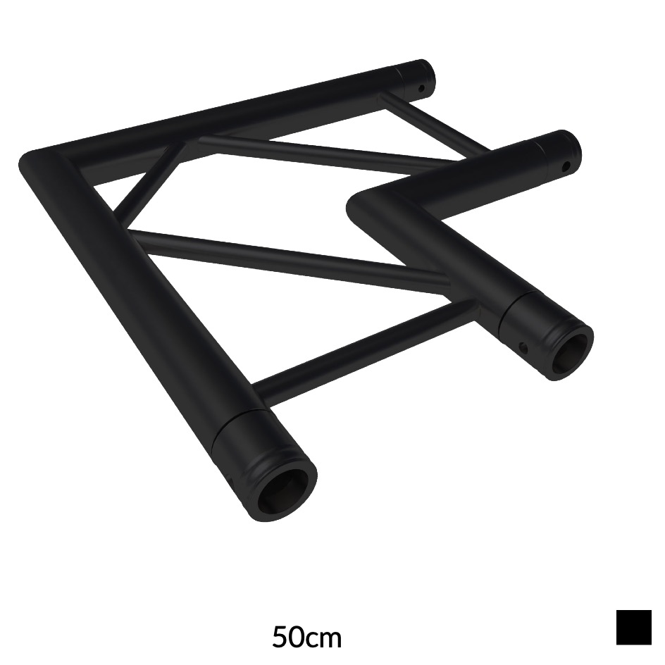 HOF HOFKON 290-2 Corner 2-way horizontal C21H, Segment 90°, black, 50cm
Target price. Please request a quote.