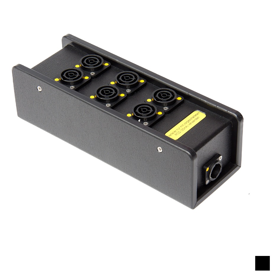 Indu-Electric Bloc de prises powerCON True1 » 6x powerCON True1, noir
Prix indicatif. Veuillez demander une offre