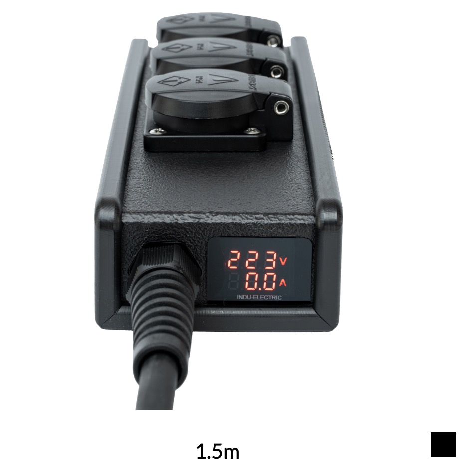 Indu-Electric Bloc de prises T12 IP55 » 3xT23 IP55, H07RN-F 3G1.5, 1.5m, noir
Prix indicatif. Veuillez demander une offre