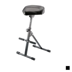 K&M 14045 Assis debout Assise en similicuir, noir, H 650 » 930mm