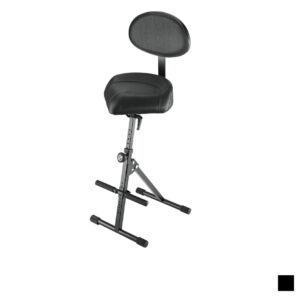 K&M 14050 Standing aid with imitation leather backrest, black, H 650 » 930mm