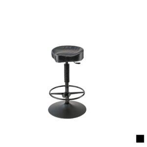 K&M 14091 Stage stool Seat with imitation leather cover, black, H 580 » 835mm