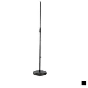 K&M 260 Microphone stand with circular base, black, H 870 » 1565mm