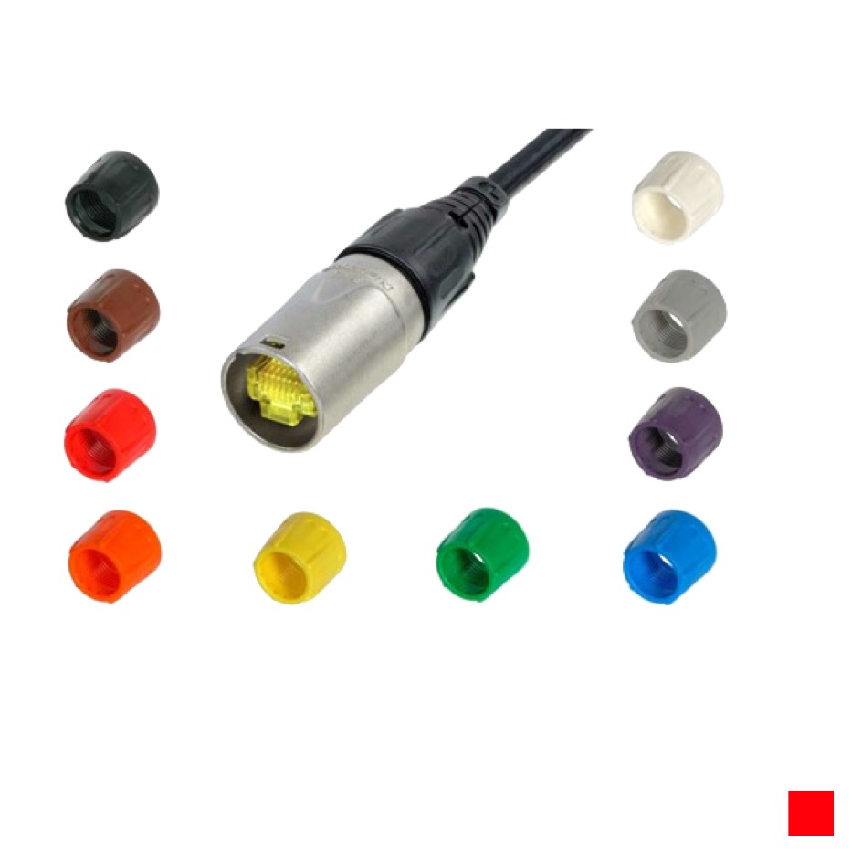 Neutrik Duille de serrage BSE-2 pour etherCON, rouge