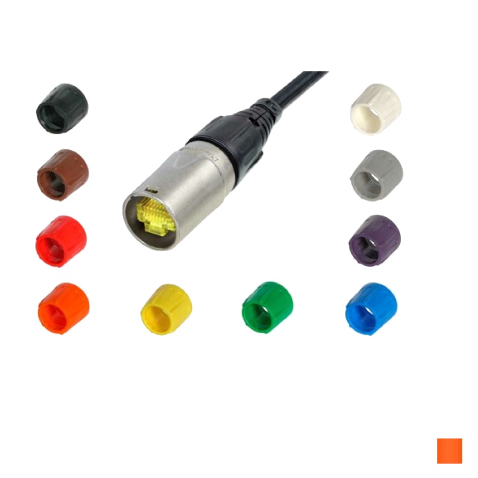 Neutrik Duille de serrage BSE-3 pour etherCON, orange