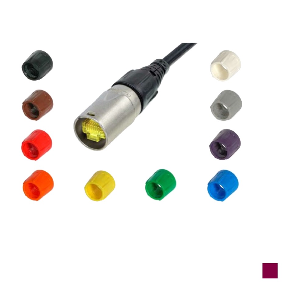 Neutrik Duille de serrage BSE-7 pour etherCON, violet