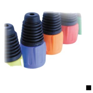 Neutrik Clamping Sleeve BSX-0, black, PU 100