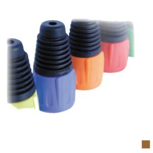 Neutrik Clamping Sleeve BSX-1, brown, PU 100