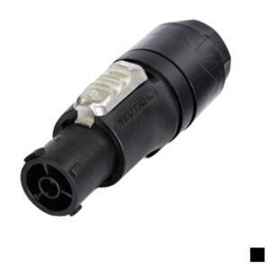 Neutrik powerCON TRUE 1 TOP-L Line Female, Power-IN NAC3FX-W-TOP-L, Screw contact, H07RN-F 3x2.5, black