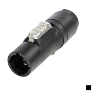 Neutrik powerCON TRUE 1 TOP-L Line Male, Power-IN NAC3MX-W-TOP-L, Screw contact, H07RN-F 3x2.5, black