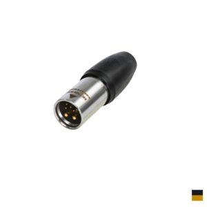 Neutrik NC10MX-TOP XLR8+2 Cable plug, Soldering contact, nickel-black, gold-plated