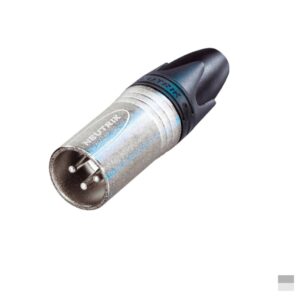 Neutrik XLR3 Line Male NC3MXX , Soldering contact, nickel, silver plated