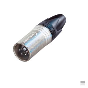 Neutrik XLR5 Fiche de câble mâle NC5MXX, Contact à souder, nickel, argenté